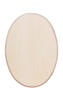 Wood オーバルプラーク(M)