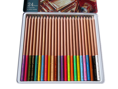 【ハーニデックス 水彩色鉛筆 24色セット #C610-24TN】