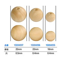 スモールウッド 【プレミアムビーズ25mm(3個入)】